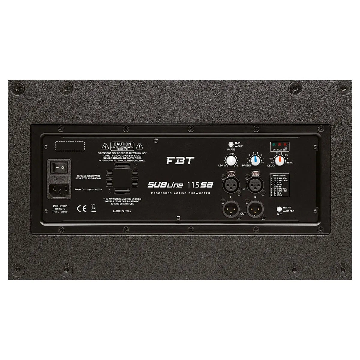 Subwoofer Activo 15" Subline 115SA 700W RMS FBT