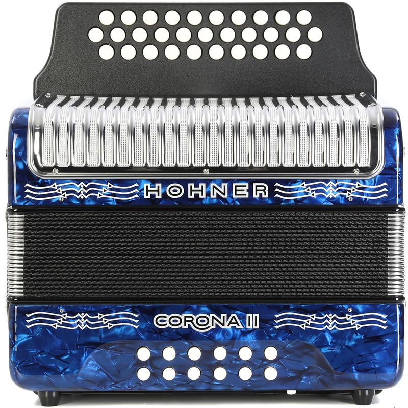 Acordeón Diatónico Corona II FBbEb Hohner