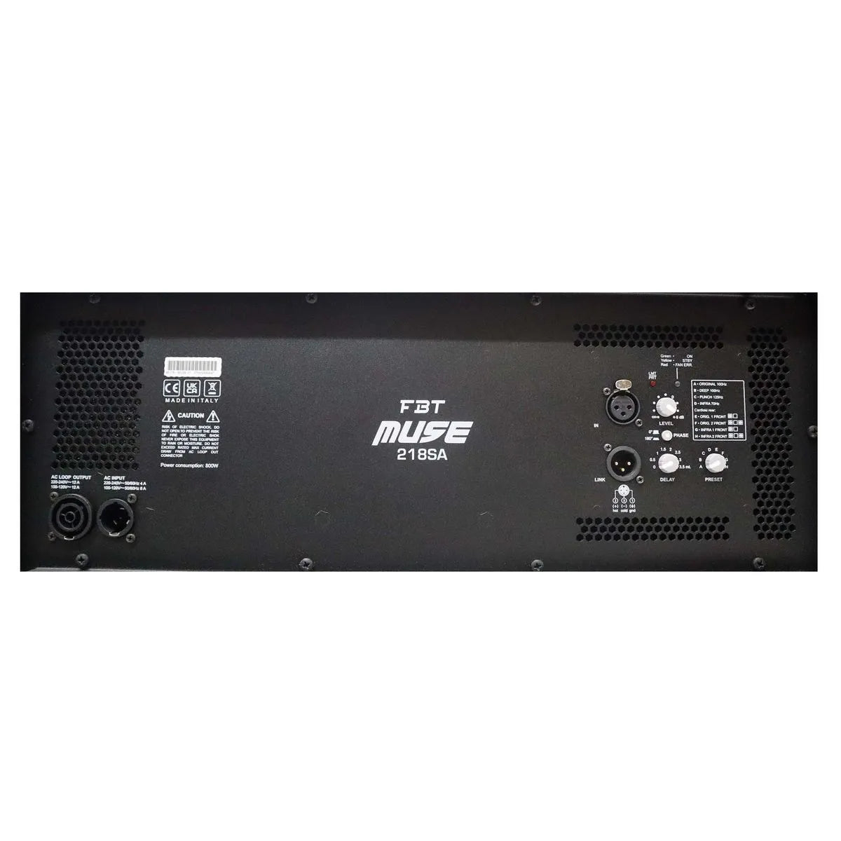 Subwoofer Activo Pro Doble 18" Muse 218SA 4000W FBT