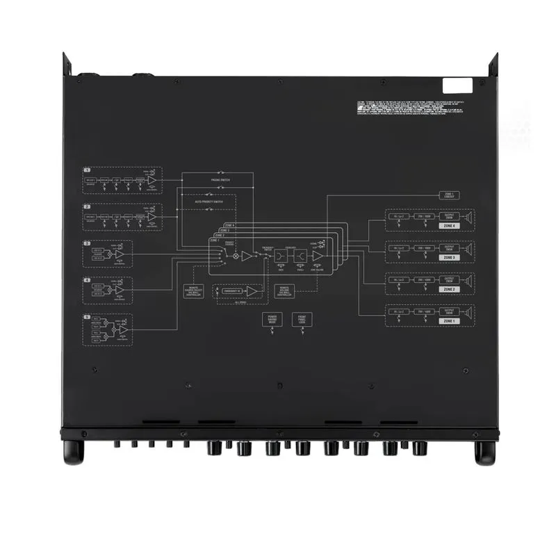 Amplificador de Instalación MZ-280Q 4 x 280W RMS HH Audio