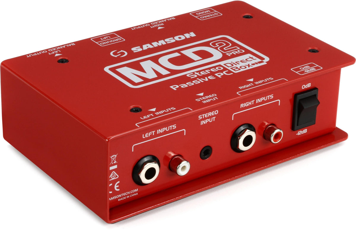 Caja directa estéreo pasiva MCD2 Pro Samson