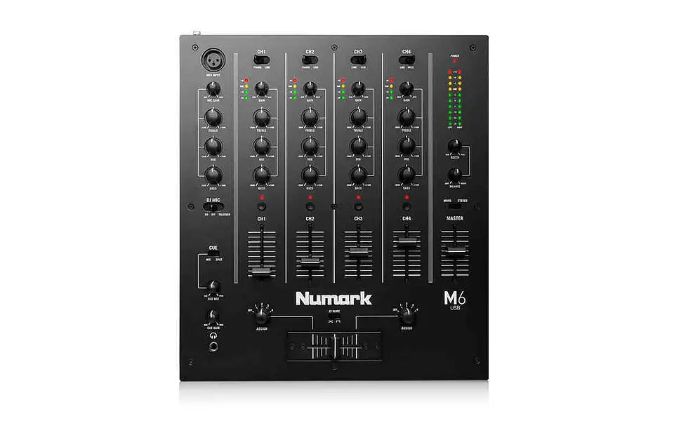 Mixer DJ M6 USB Black Numark