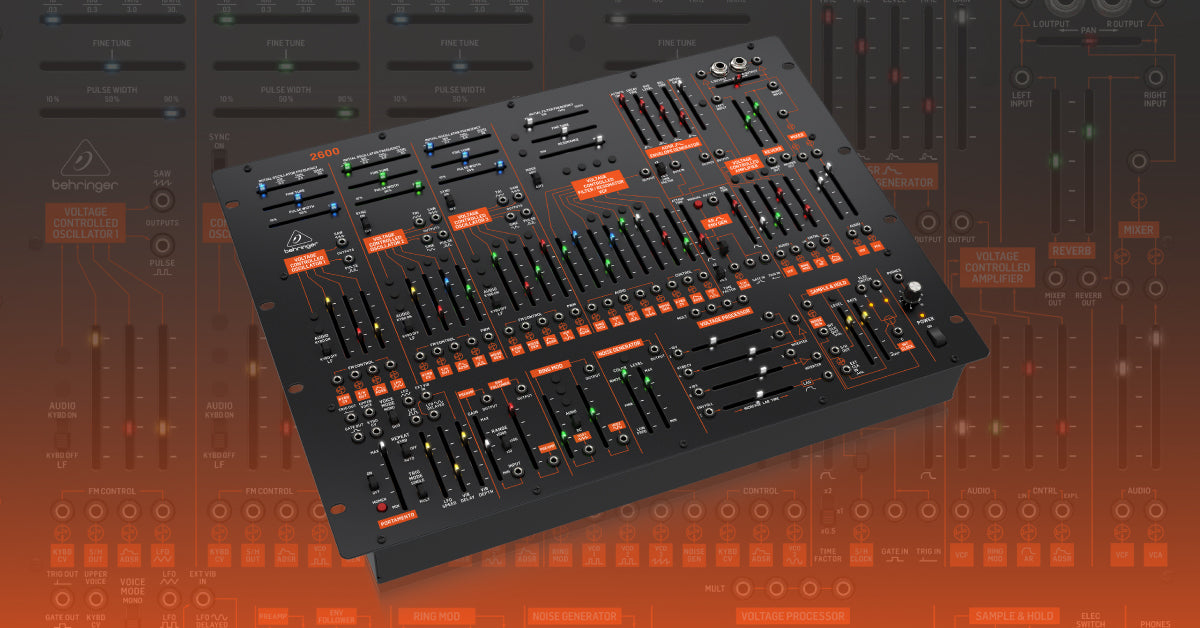 Módulo Sintetizador Análogo Semi-Modular Behringer 2600