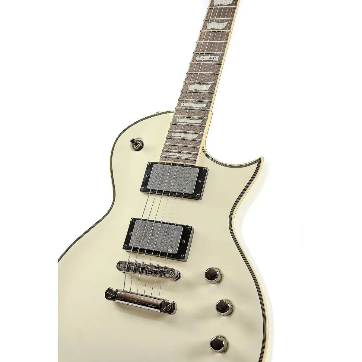 Guitarra Eléctrica EC401 Olympic White LTD