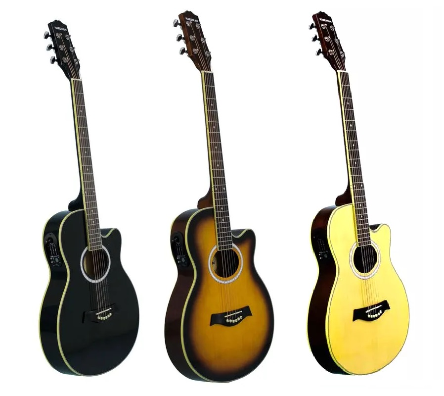 Guitarra Eléctroacústica FRA95SCET Freeman