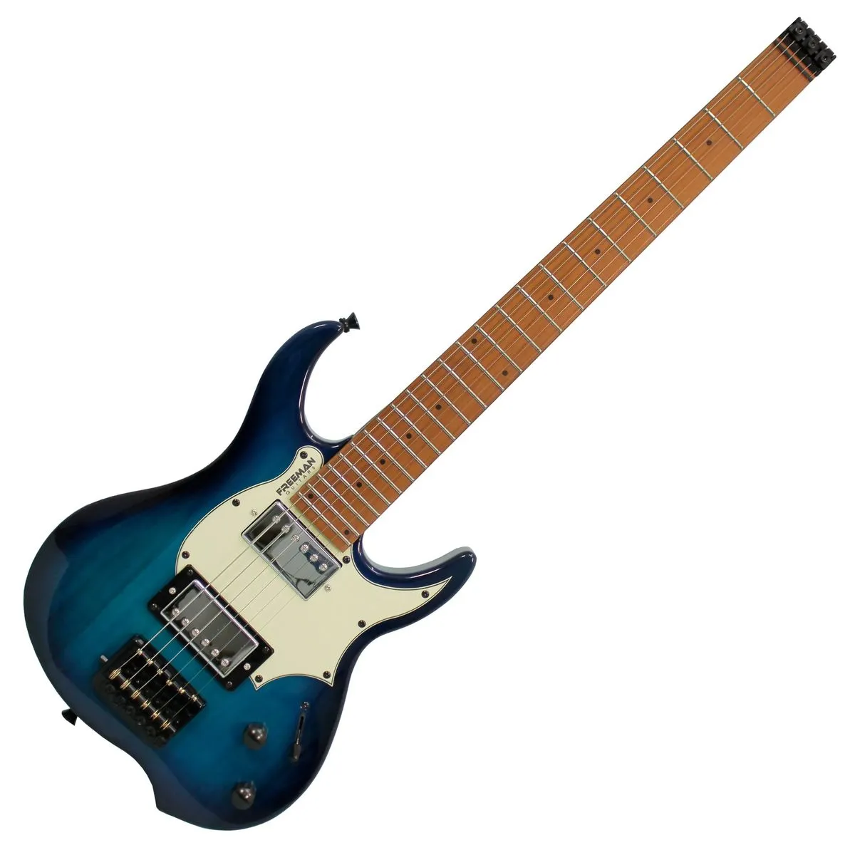 Guitarra Eléctrica HG10 Headless Freeman (funda incluida)