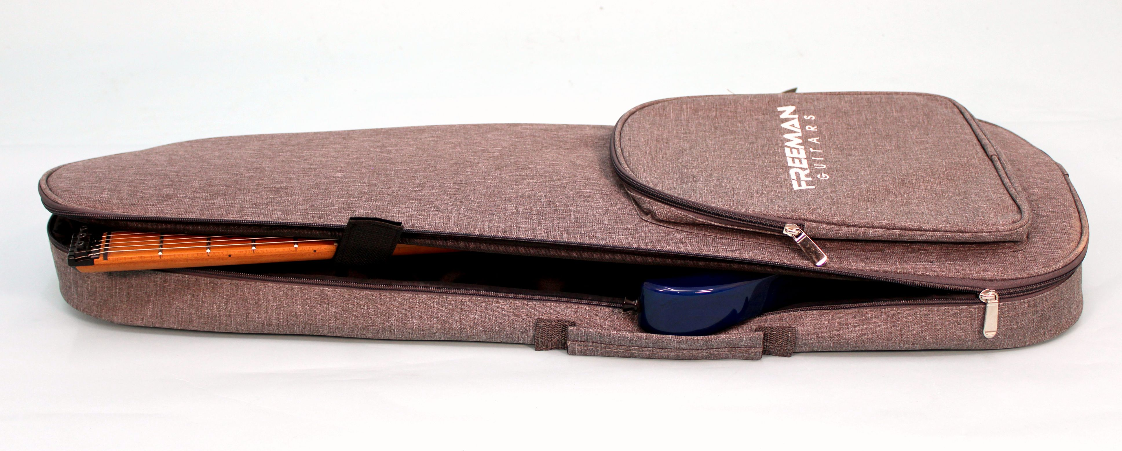 Guitarra Eléctrica HG10 Headless Freeman (funda incluida)