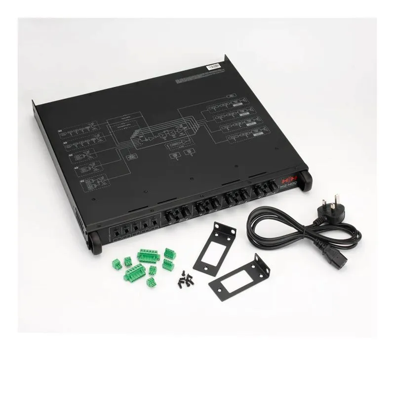 Amplificador de Instalación MZ-140Q 4 x 140W RMS HH Audio