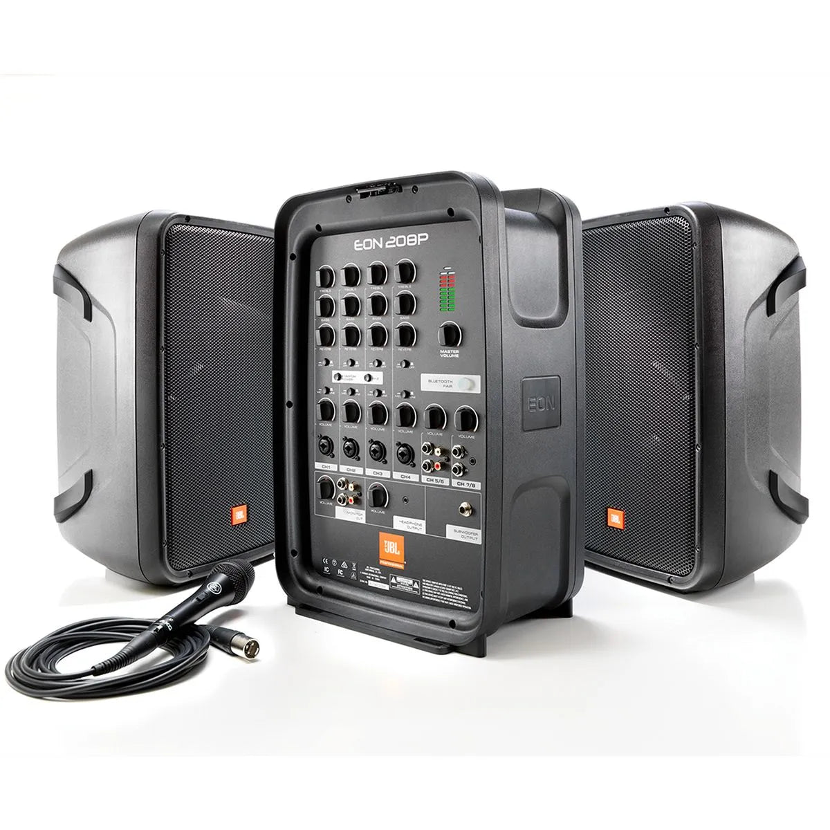 Sistema de Audio Portátil EON208P c/Bluetooth JBL