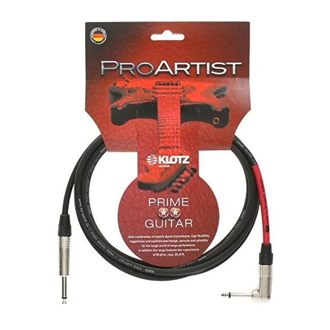Cable de Instrumento Plug - Plug en L PRON060PR 6 Metros Klotz