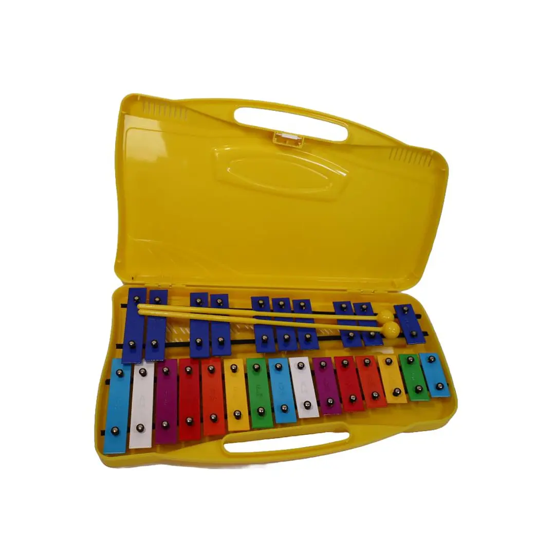 Metalófono 25 Notas Amarillo MET25YL Genérico