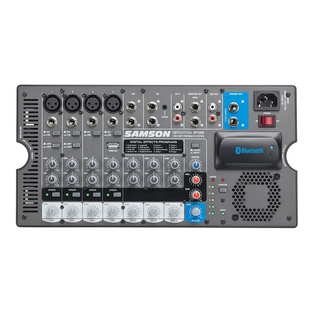Sistema de Amplificación Portátil XP1000 c/Bluetooth Samson