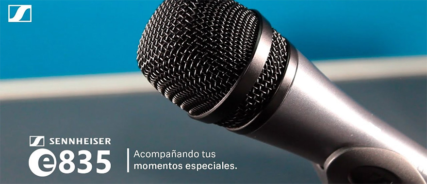Pack de 3 micrófonos Cardioide e835 Sennheiser