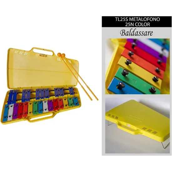 Metalófono 25 Notas Amarillo TL25S Baldassare