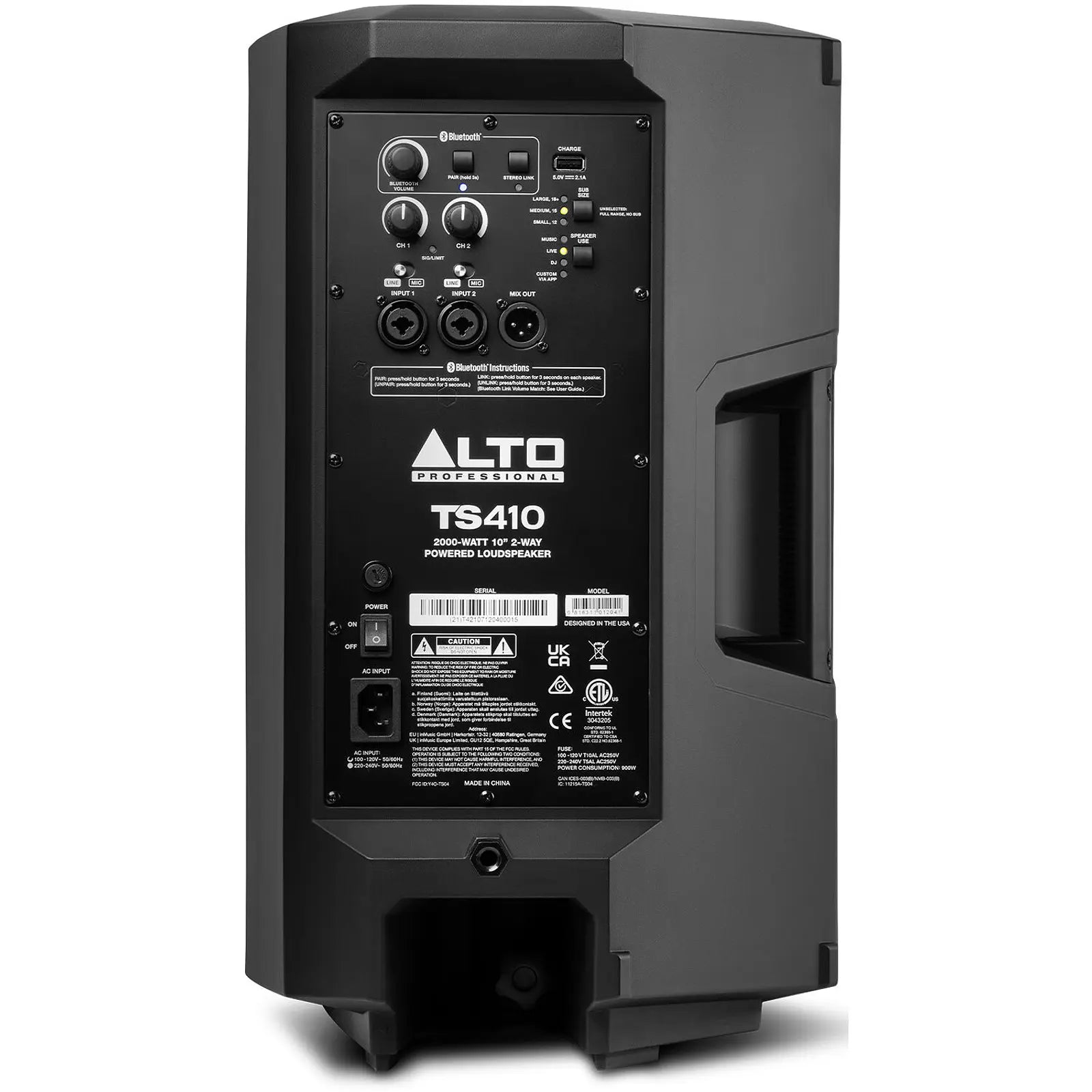 Caja Activa 10'' 2000W TS410 Alto Professional