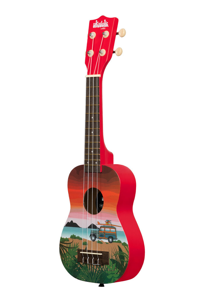Ukelele Soprano Ukadelic Surfari UK-SURFARI Kala