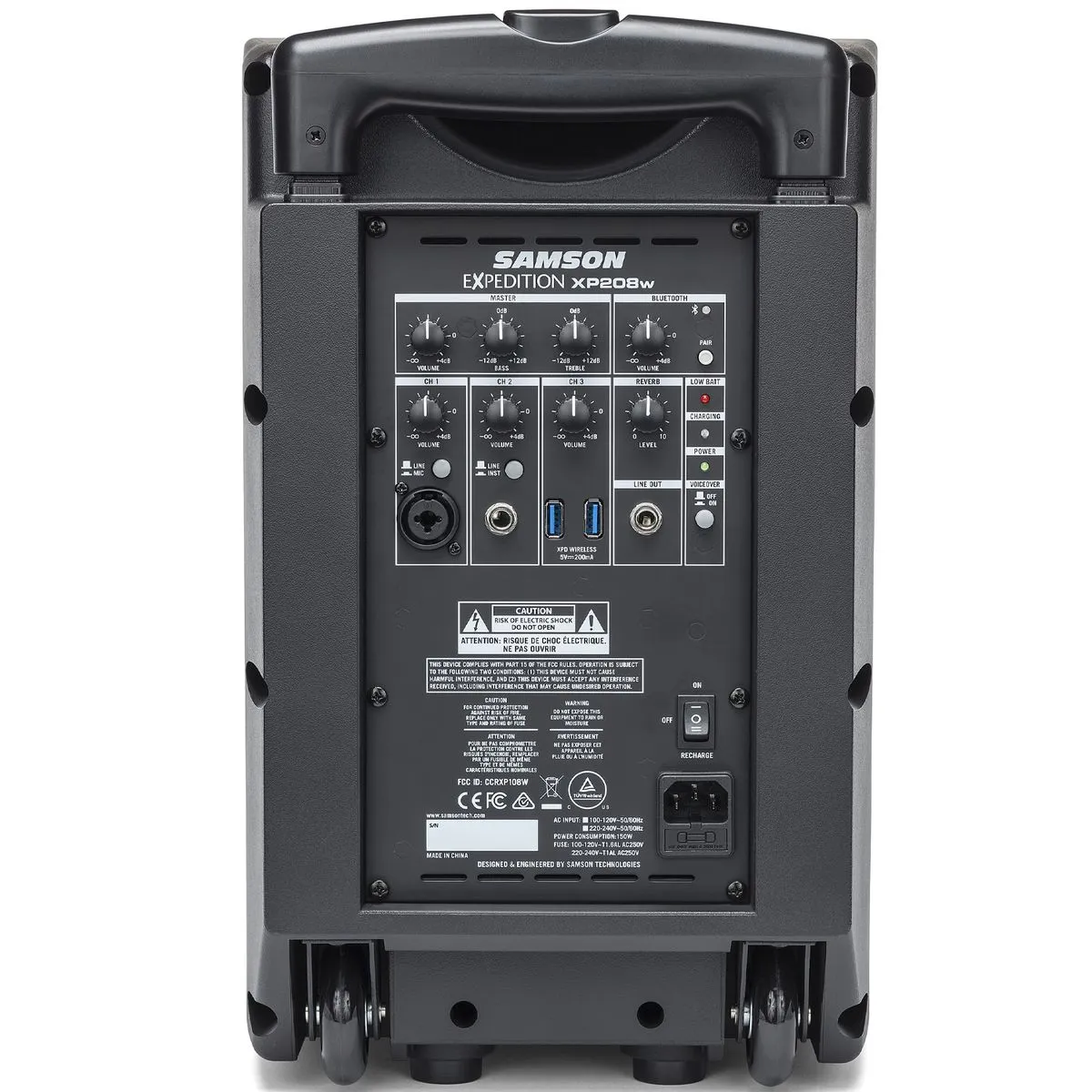 Caja Acústica Activa con Micrófono y Bluetooth XP208W Samson