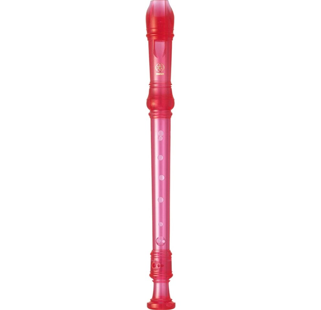 Flauta Dulce Soprano Digitación Alemana YRS-20G Translucent Yamaha