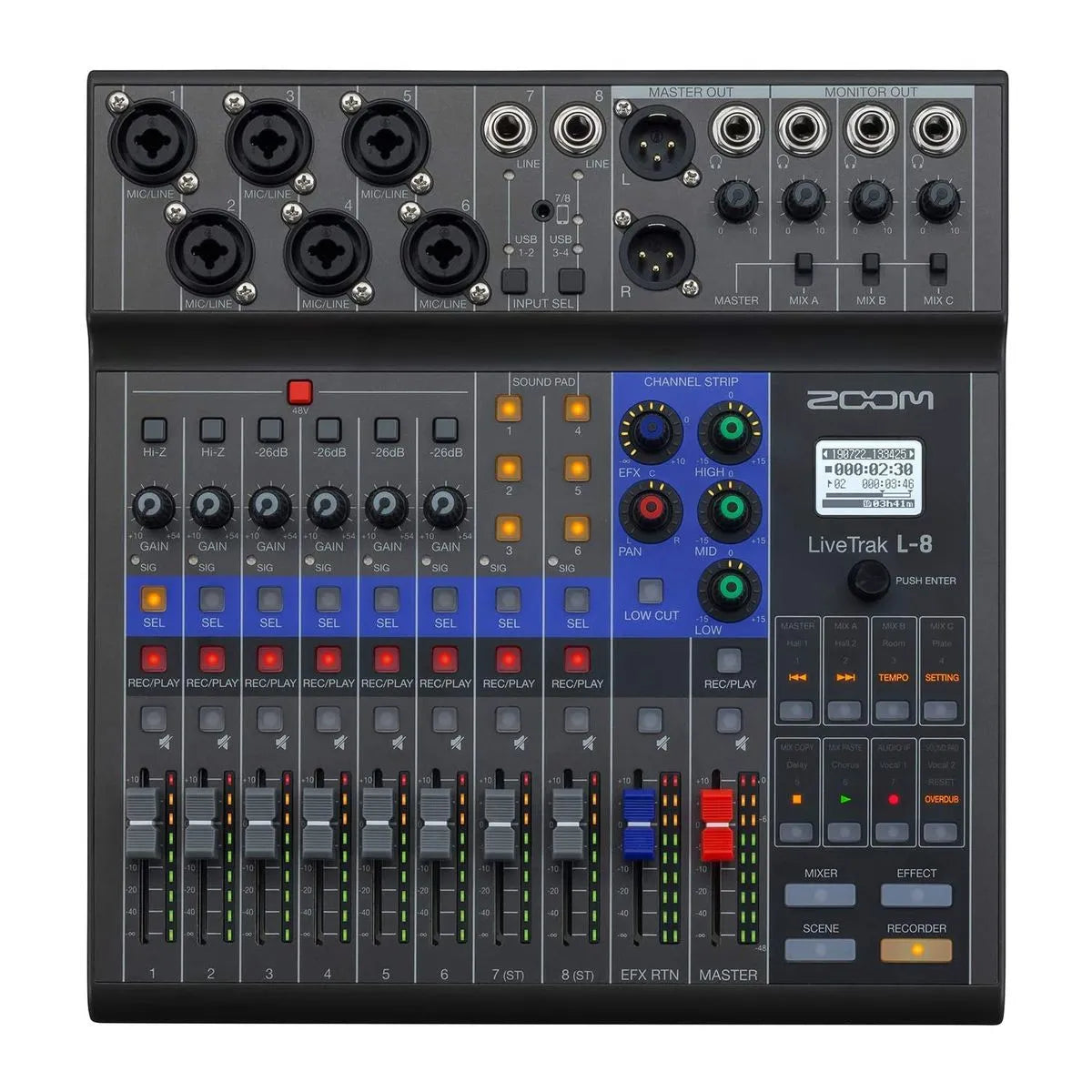Mixer Digital Livetrack L-8 Zoom