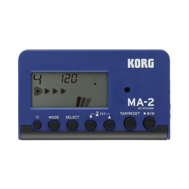 Metrónomo Compacto MA-2 Color Azul - Negro Korg