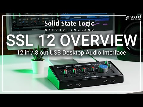 Interfaz de Audio USB-C 12/8 Solid State Logic SSL12