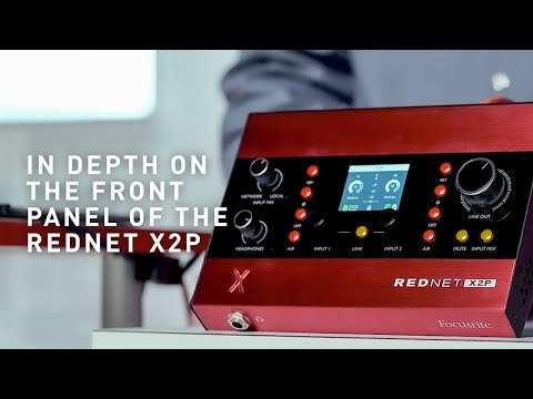 Interfaz de Audio Dante™ 2x2 Pro RedNet X2P Focusrite