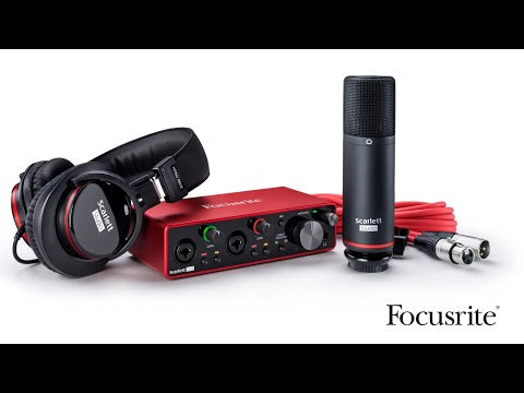 Scarlett 2i2 Studio 3ra Gen Recording Pack de Grabación Focusrite