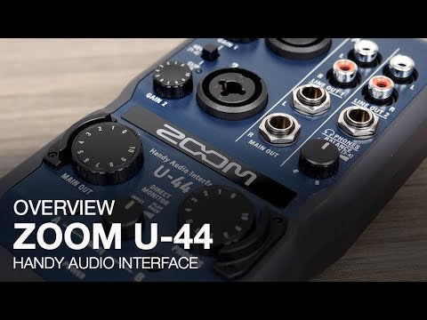Interfaz de Audio U44 Zoom