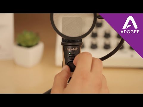 Micrófono Cardioide De Condensador USB con Compresor Análogo Integrado HypeMic Apogee