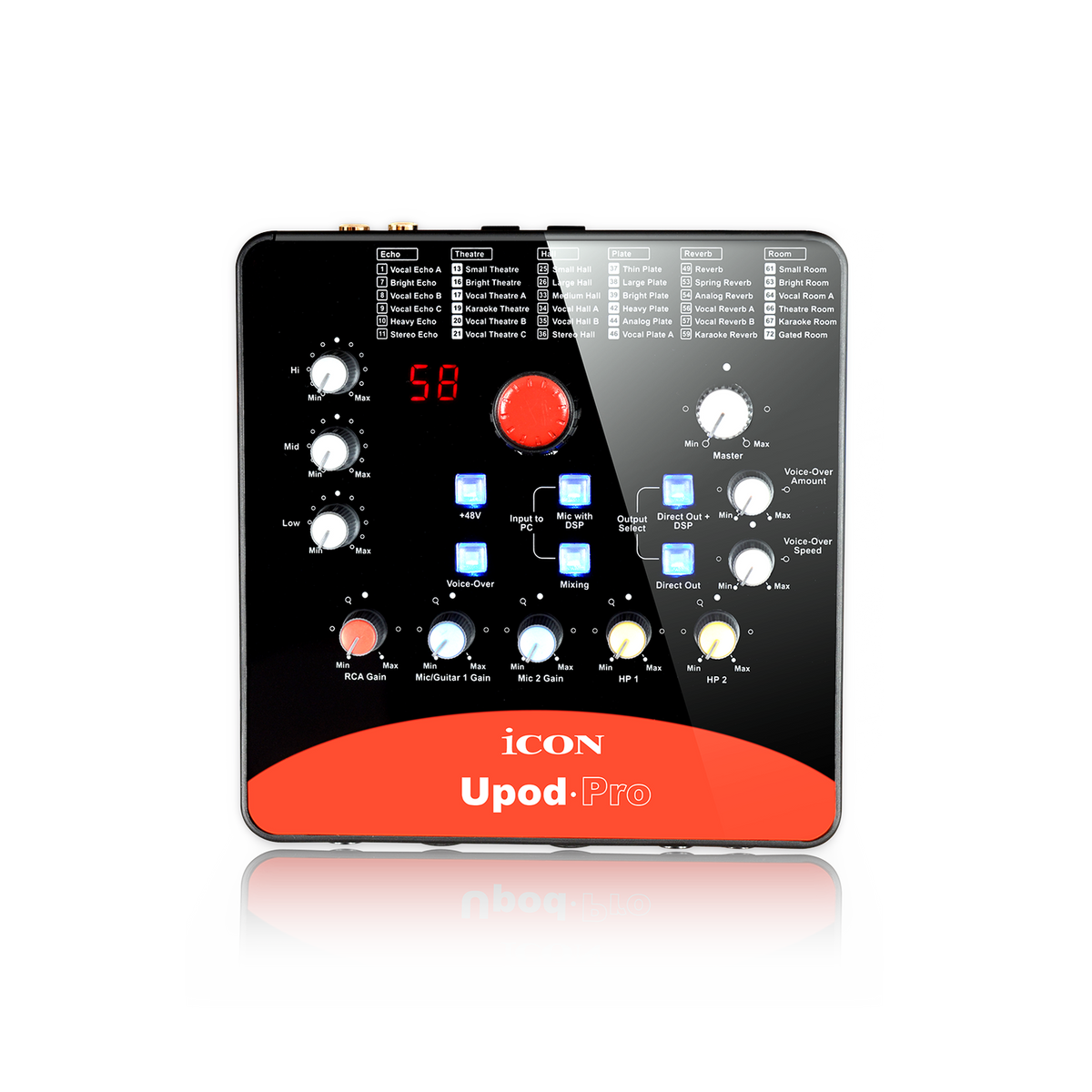 Interfaz de Audio USB con DSP UPod Pro Icon Pro Audio