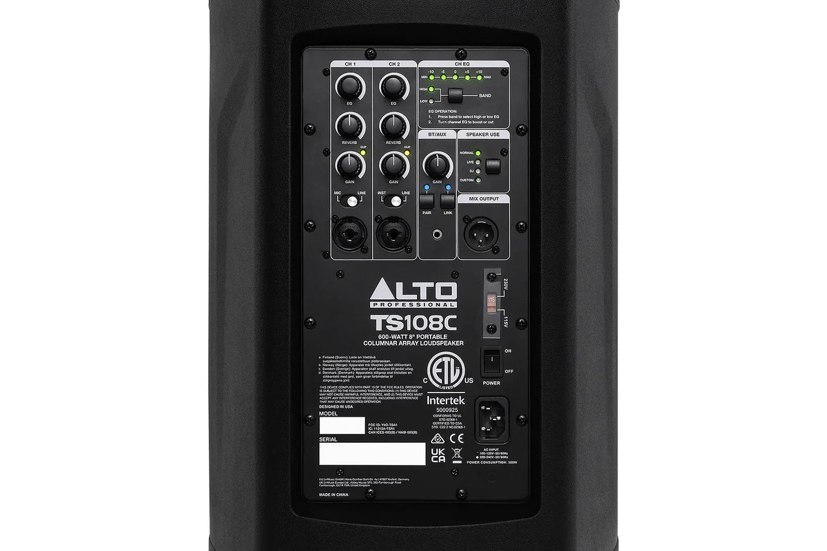 Sistema de Columna Activo TS108C Alto Professional
