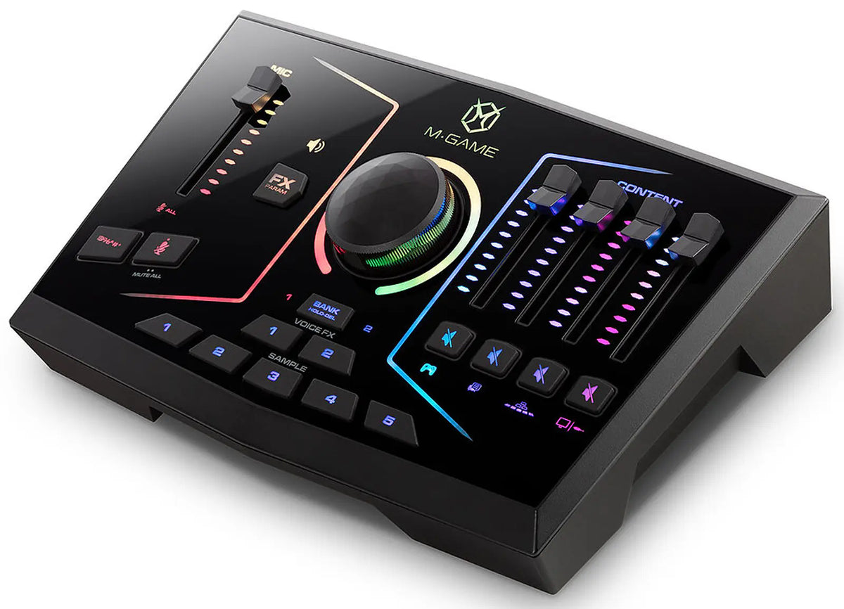 Interfaz de Audio M-Game RGB Dual M-Audio