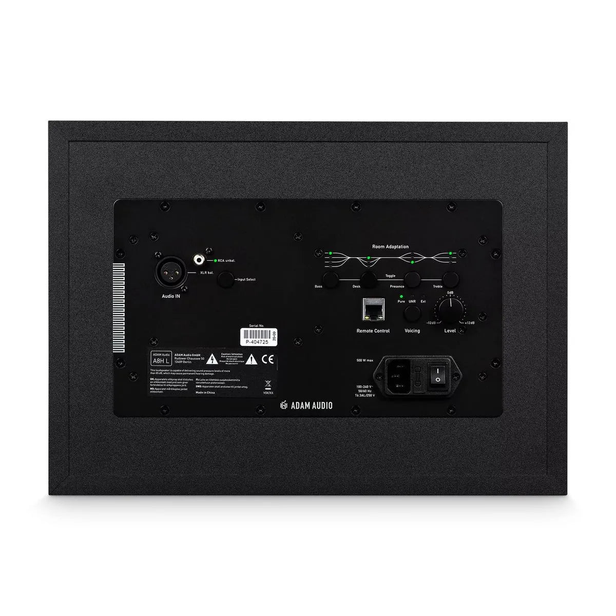 Monitor estudio A8H-A (izquierdo) audio 8" 270W RMS ADAM (Unidad)