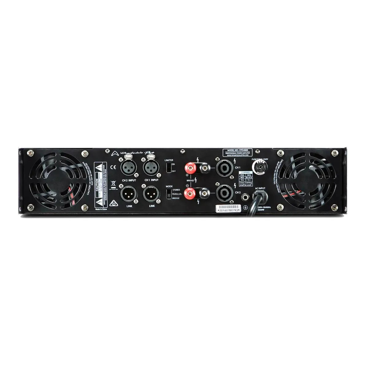 Amplificador de Potencia CPD4800 2x 1500W RMS Wharfedale