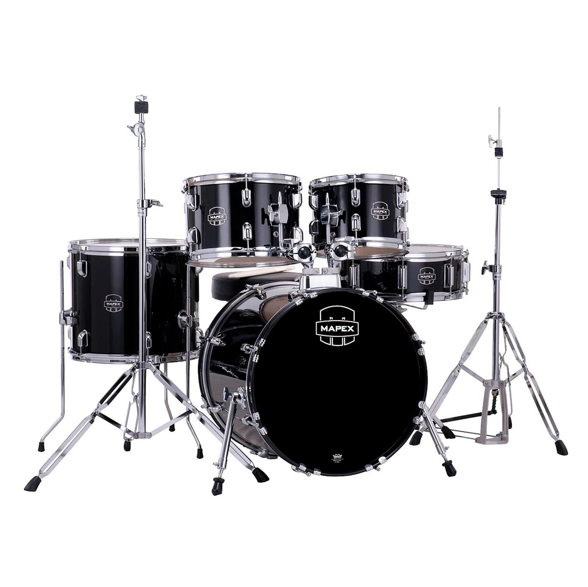 Batería Acústica Comet CM5844FTDK-SC 5 Piezas Dark Black Mapex