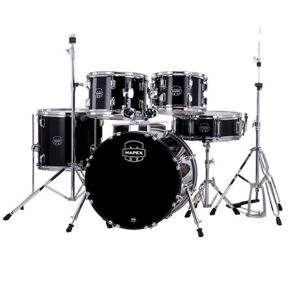 Batería Acústica Comet CM5844FTDK-SC 5 Piezas Dark Black Mapex