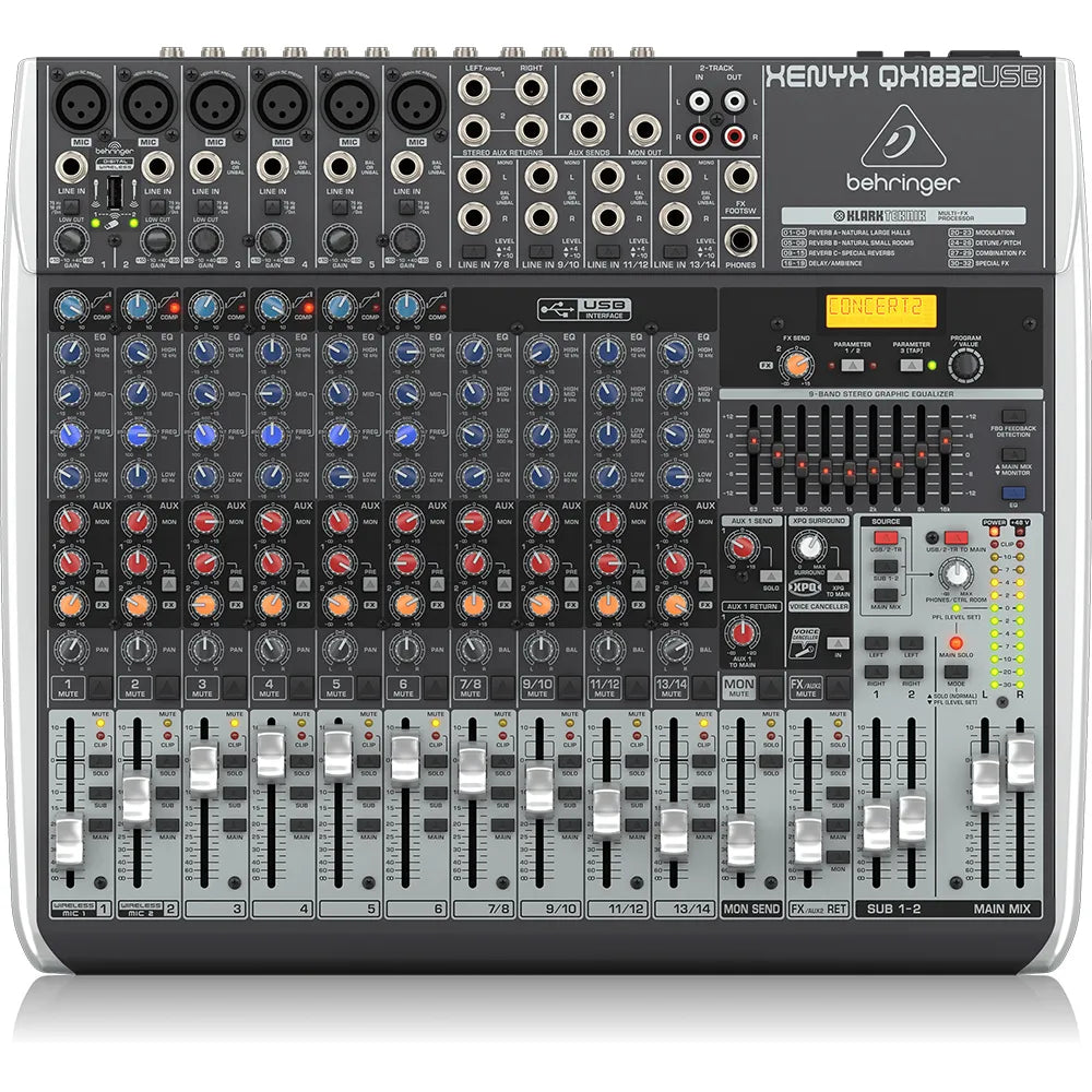 Mixer Análogo XENYX QX1832USB Behringer