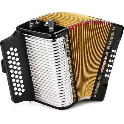 Acordeón Diatónico Corona II FBbEb Hohner