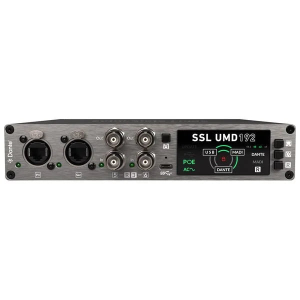 Interfaz de Audio Pro UMD192 MADI/Dante SSL