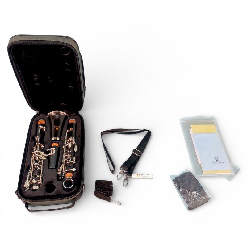 Clarinete Bb JCL750NQ de Granadilla Jupiter