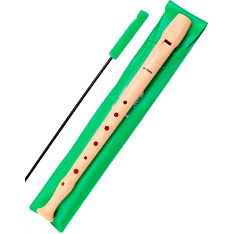 Flauta Dulce en C Digitación Alemana - Verde 9508 Hohner