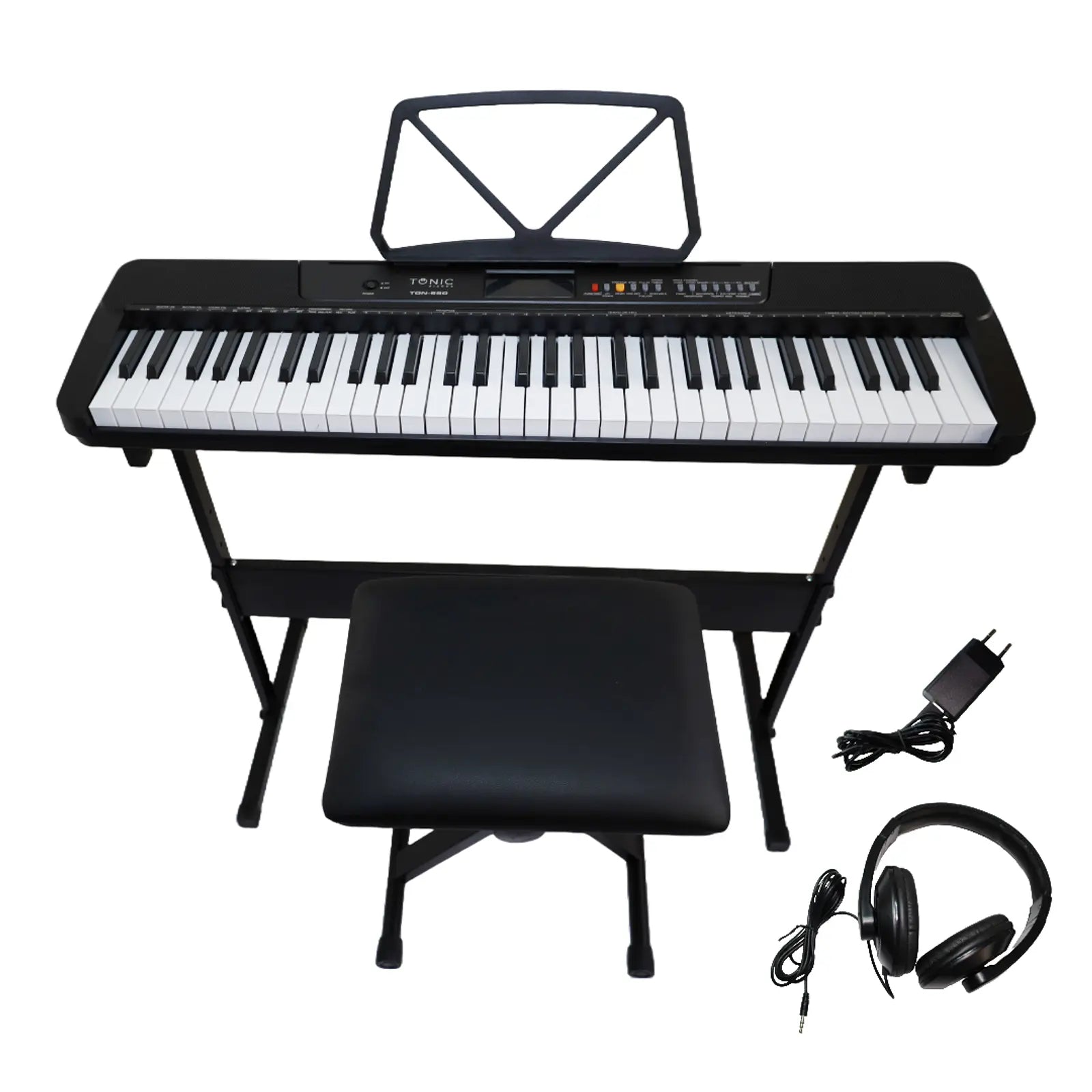 Teclado Musical 61 Notas Pack BLK Ton 650 Tonic