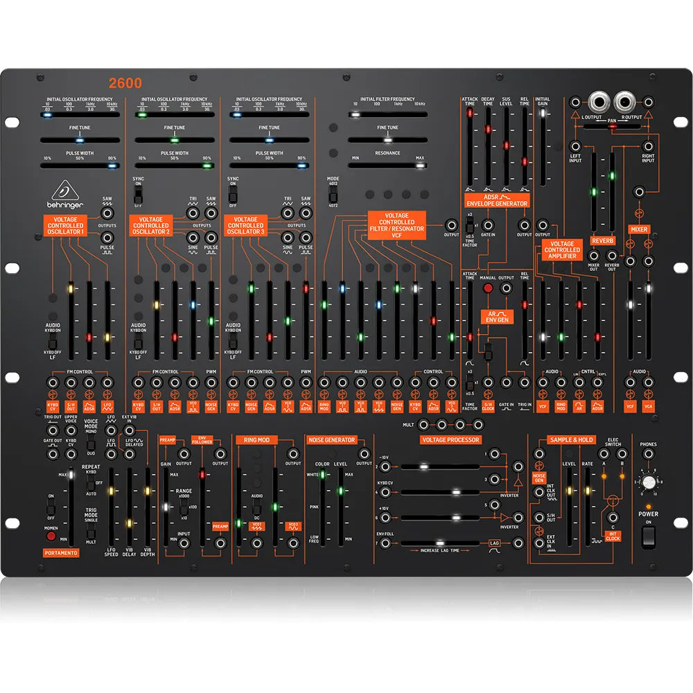 Módulo Sintetizador Análogo Semi-Modular Behringer 2600