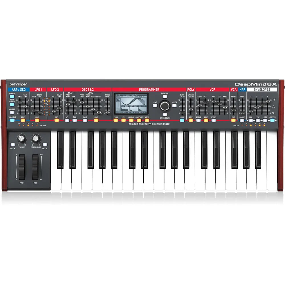 Sintetizador Análogo Polifónico DeepMind 6X Behringer