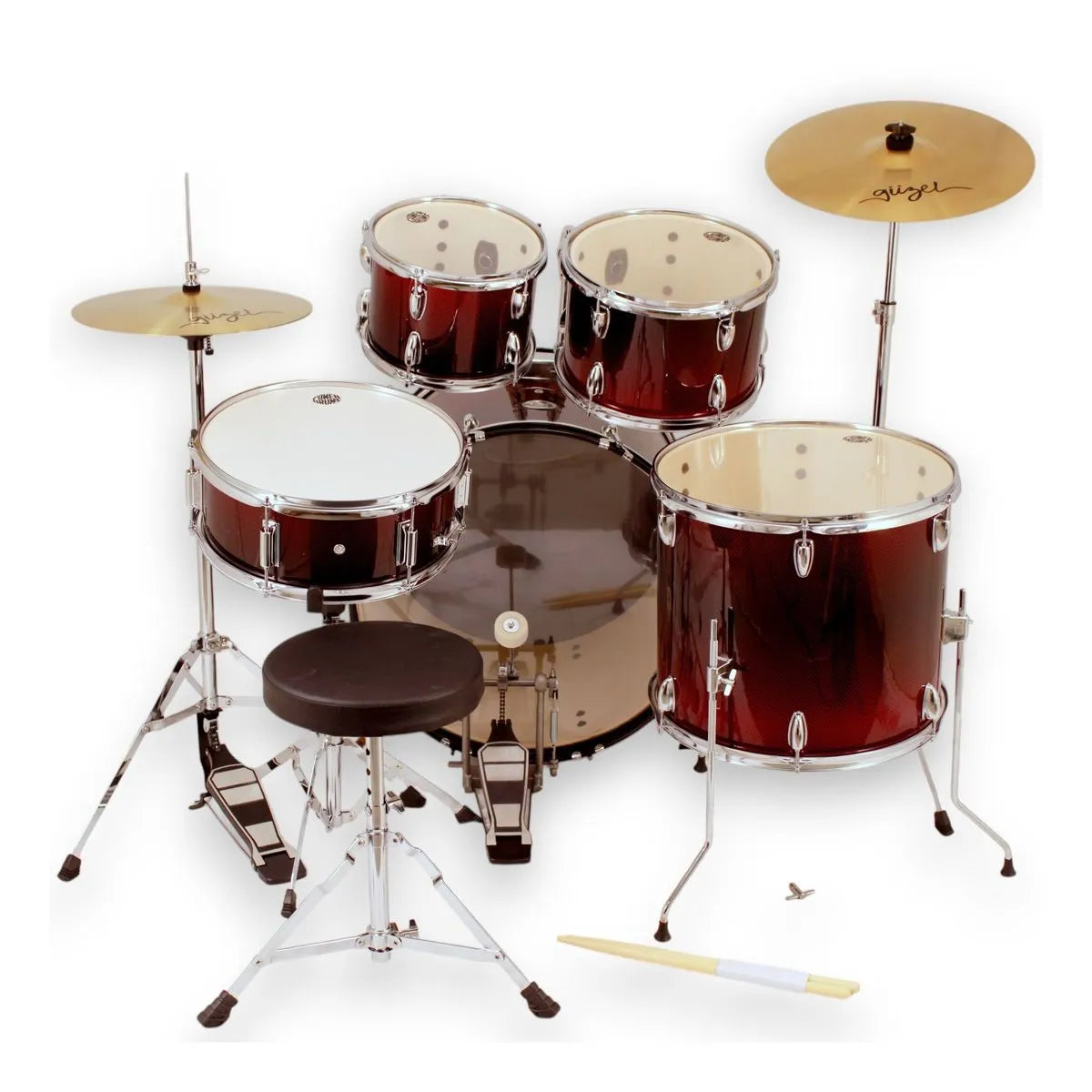 Set de batería acústica PowerDrums CPJ-5 FK
