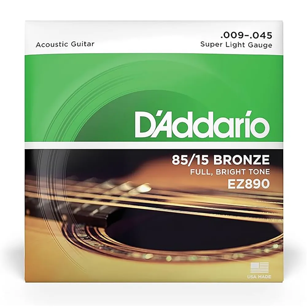 Cuerdas para Guitarra Acústica EZ890 09-45 Daddario