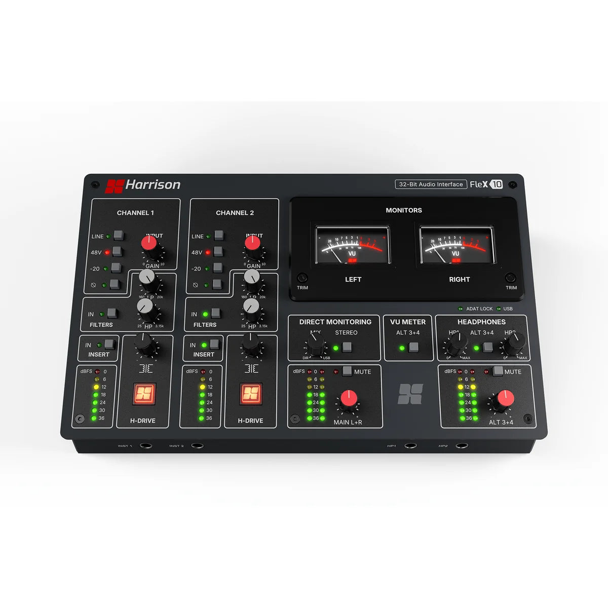 Interfaz de Audio Pro Flex-10 Harrison