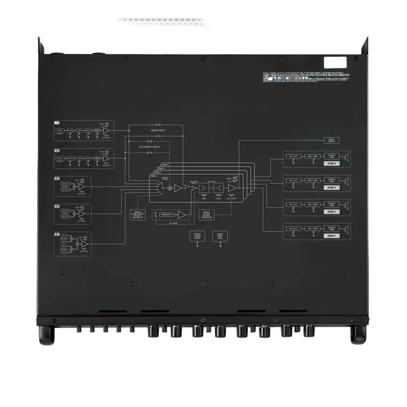 Amplificador de Instalación MZ-140Q 4 x 140W RMS HH Audio