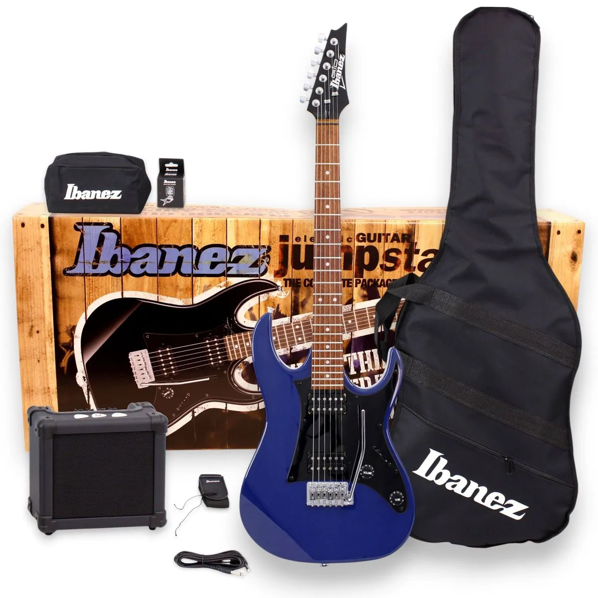 Pack Guitarra Eléctrica IJRX20U Black Ibanez