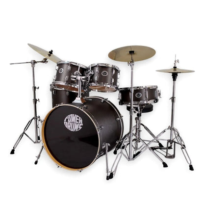 Set de Batería Acústica JJ-5 (con platillos Guzel) PowerDrums